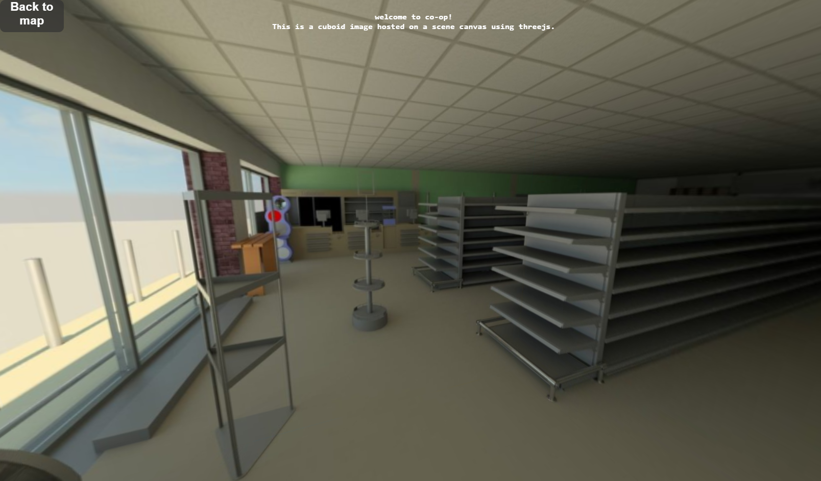 Screenshot of the 360 degree viewer demo